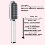 Nouvelle brosse lisseur electrique 2 en 1